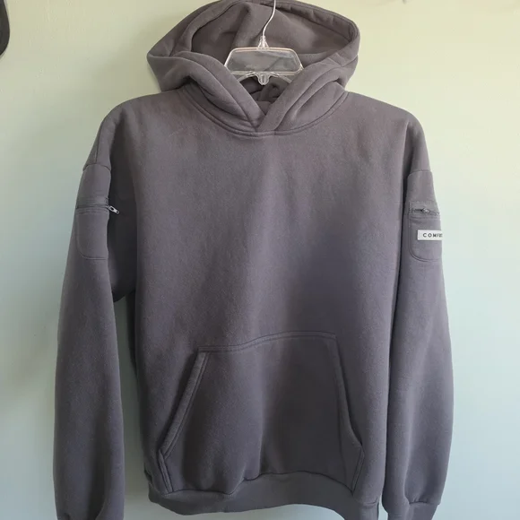Comfrt Travel Essentials Steel Gray Hoodie-Large - Picture 2 of 6